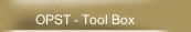 OPST - Tool Box